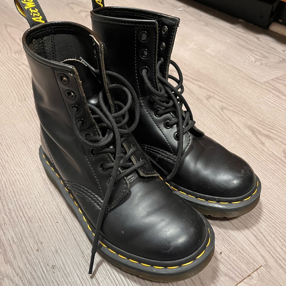Doc Martens 1460 8-Eye Napa Boot- Black
